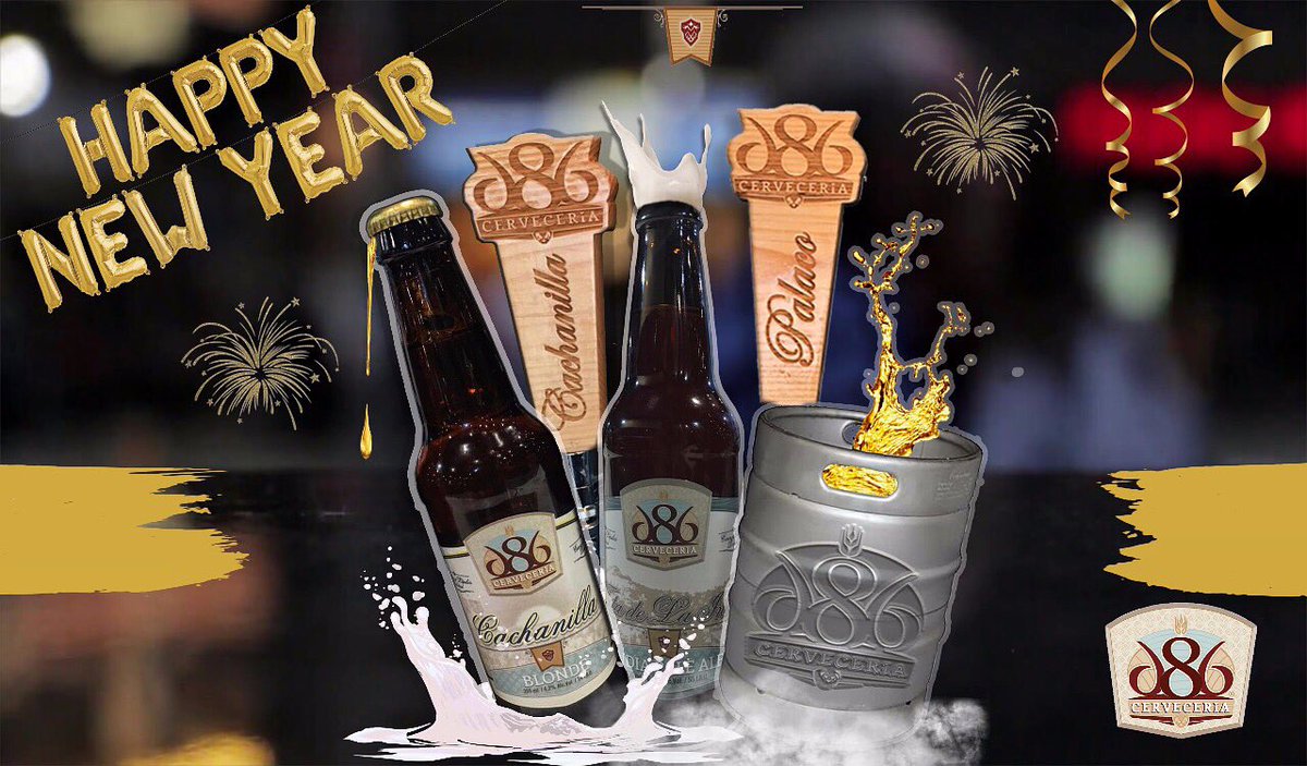 686Cerveceria's tweet photo. Feliz año 2019 te desea #686cervecería &amp; te damos las gracias por tu preferencia 🙏🏼 ! #LaClaveEs #686 https://t.co/PXaLf1ygHg
