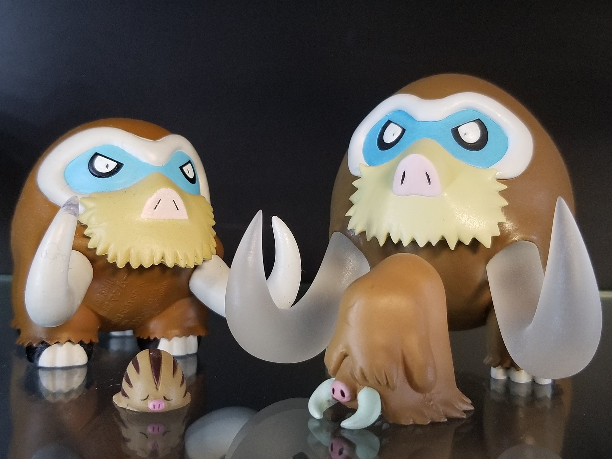 立体ポケモン図鑑 シェイミ マンムー トリデプス タテトプス