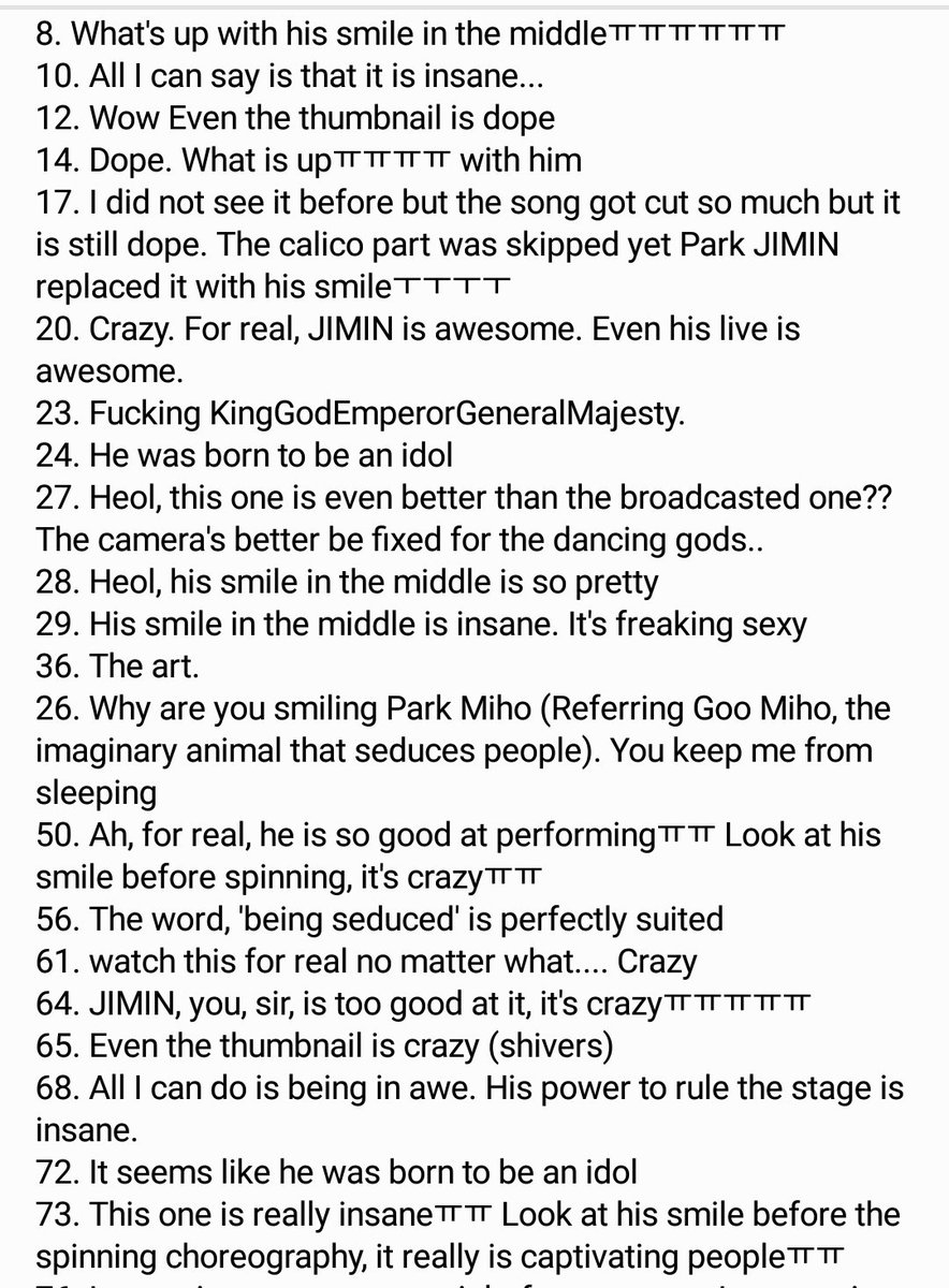 __jim_in's tweet photo. [#JimInFanTalks] 181229

HD fancam of BTS JIMIN Serendipity live on site

"My mouth already hurts from saying it too much but he is damn good at it 😭" "Stage master, Genius idolㅠㅠ" ✨

(https://t.co/skHrBEI5OC)
#지민 #JIMIN @BTS_twt https://t.co/nLWN2IcFaG