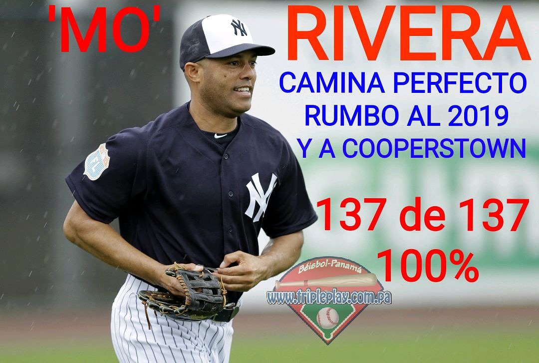 tripleplaypty's tweet image. #TriplePlay MARIANO RIVERA CERRÓ EL 2018 PERFECTO EN LA VOTACIÓN AL SALÓN DE LA FAMA, 137 DE 137, MAÑANA SIGUEN CONTANDO PAPELETAS Y HASTA EL 22 DE ENERO, DÍA QUE REVELAN EL RESULTADO FINAL DE ELECCIÓN #MarianoRivera #Panama #Beisbol #GrandesLigas #Cooperstowm