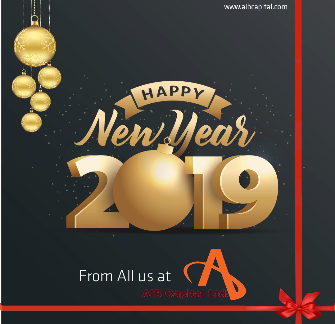 AIB_AXYSAfrica's tweet photo. We at AIB Capital Limited wish you a great 2019. May all that you’ve dream of come to realization this year! #Happy2019 #aibcares #celebrationtime #stockbrokeroftheyear2018 #teamAIB https://t.co/RjDQOHjbwU