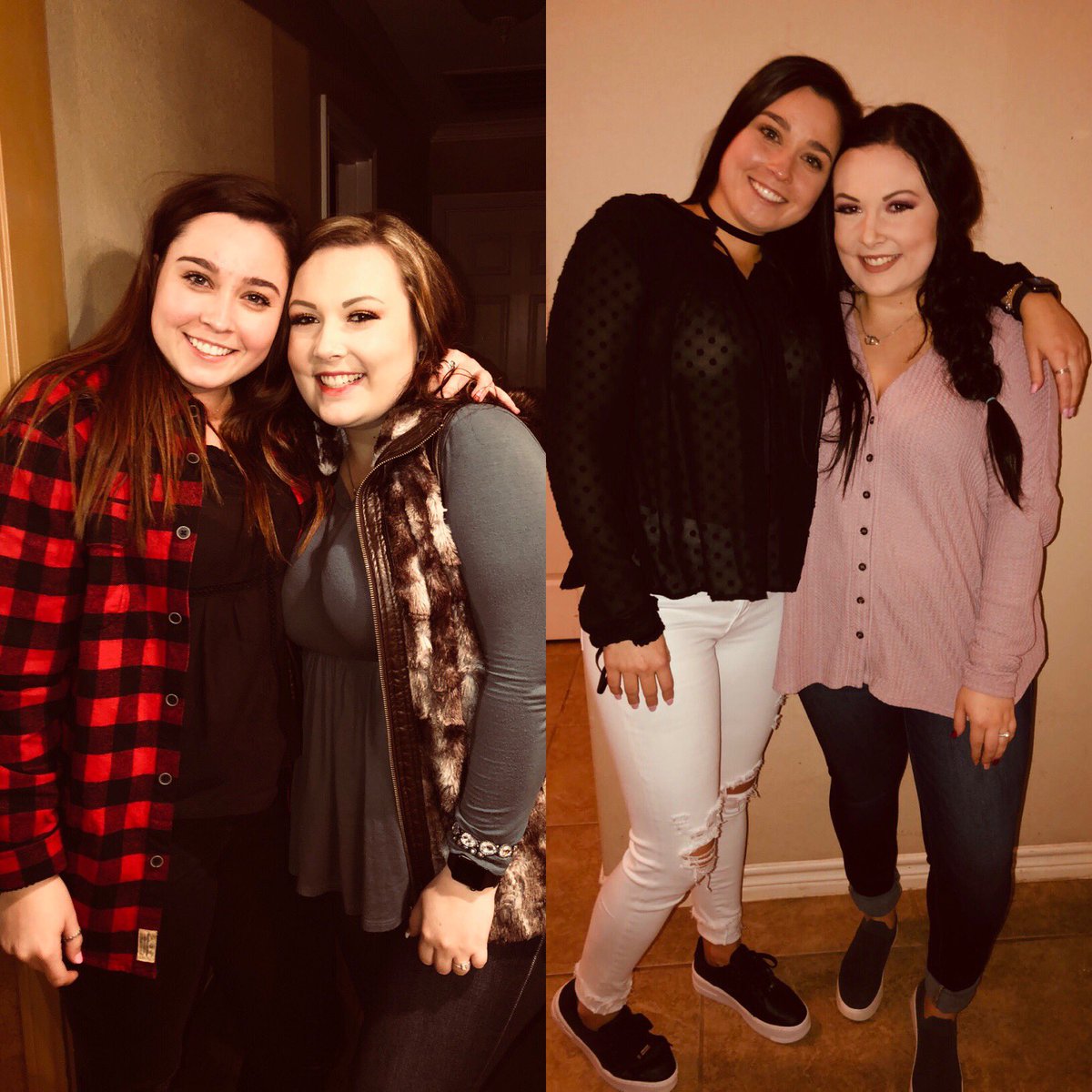 The glo-up is real with the best 😍 

#NewYearsEve2017
➡️#NewYearsEve2018