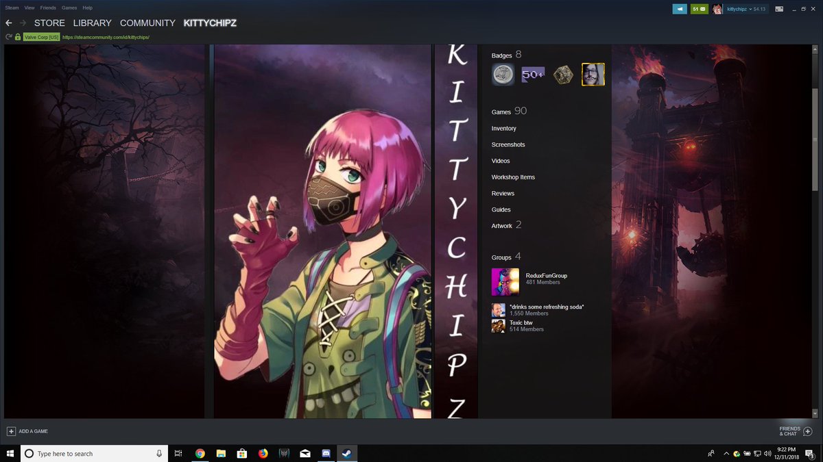 Kitty I Finally Have A Cute Steam Profile