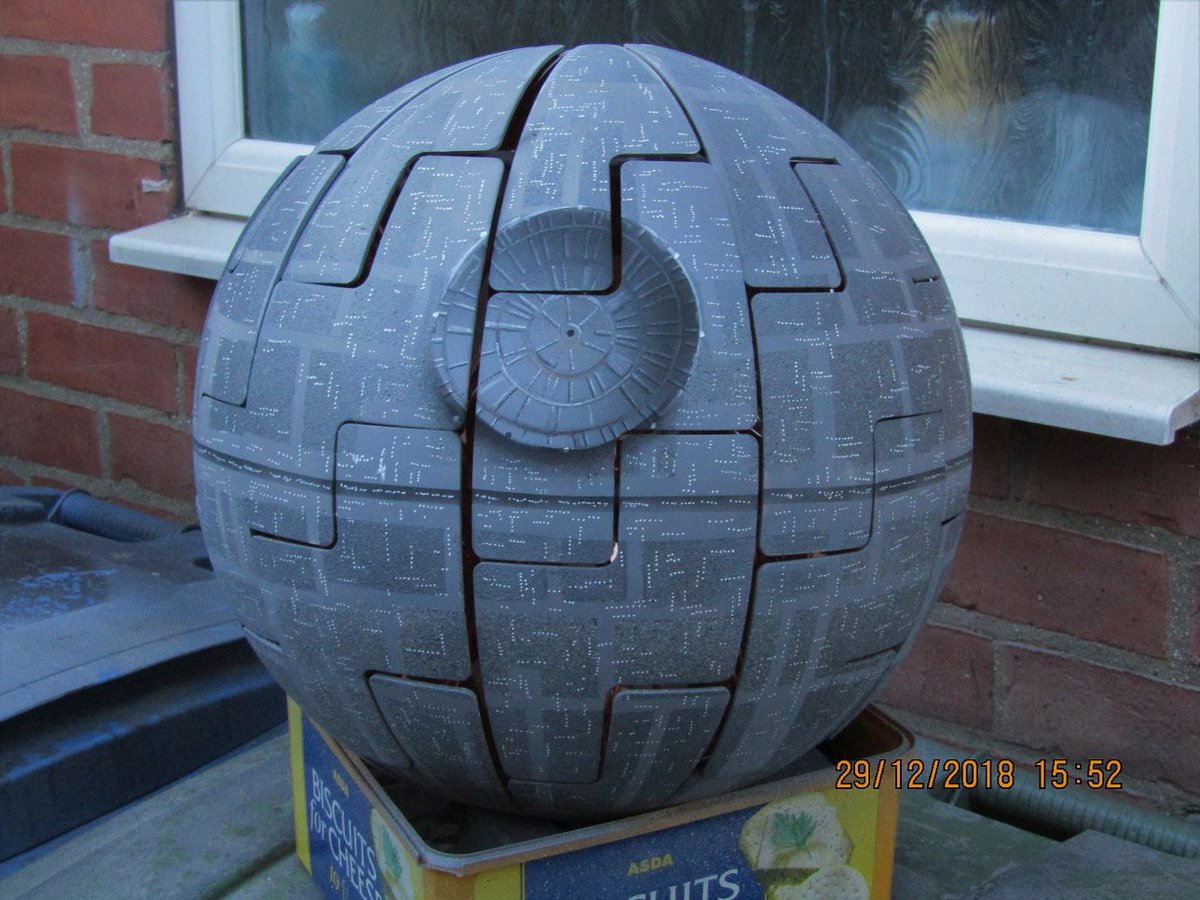 The Rpf Ikea Lamps Repainted As Death Star By Richard Campbell Starwars Craftyourfandom