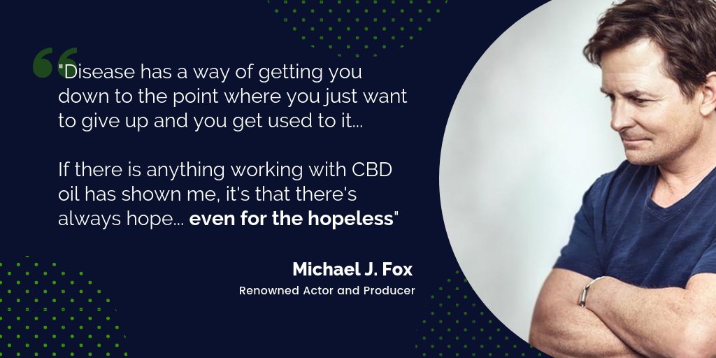 cbdorigin's tweet photo. For many, like @RealMikeJFox, #CBD has been, not only a tremendous relief, but a source of hope... CBD has the potential to change the lives of millions of people around the world. To us, that's literally the most amazing thing in the world😊 #CBDOrigin https://t.co/RbQ2W5IKxE