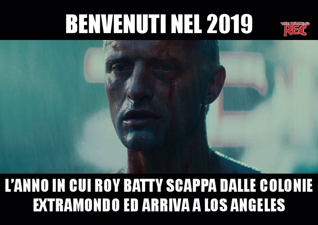 TheWalkingRec's tweet image. ...e il 2018 andrà perduto nel tempo, come lacrime nella pioggia.

#buon2019 #2018Addio