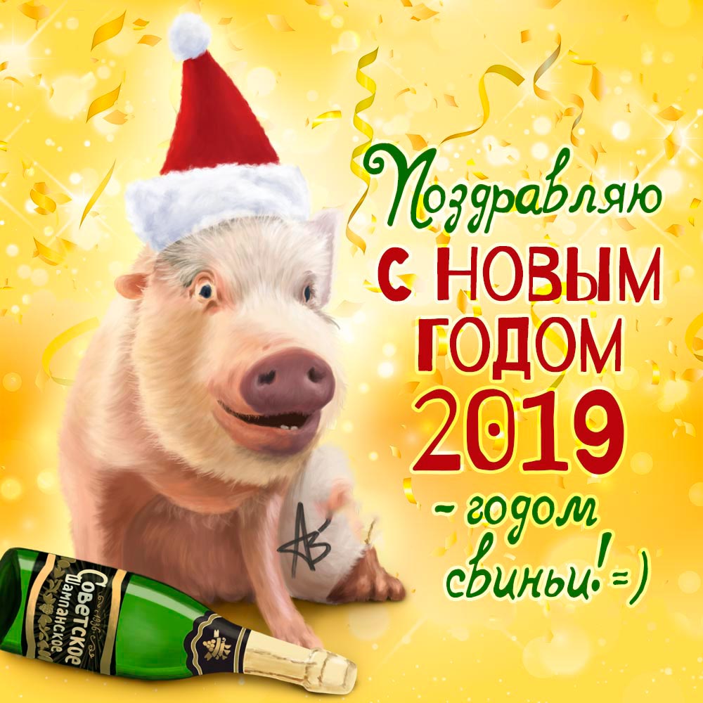 картинки приколы с наступающим 2019 годом отеля представляет собой