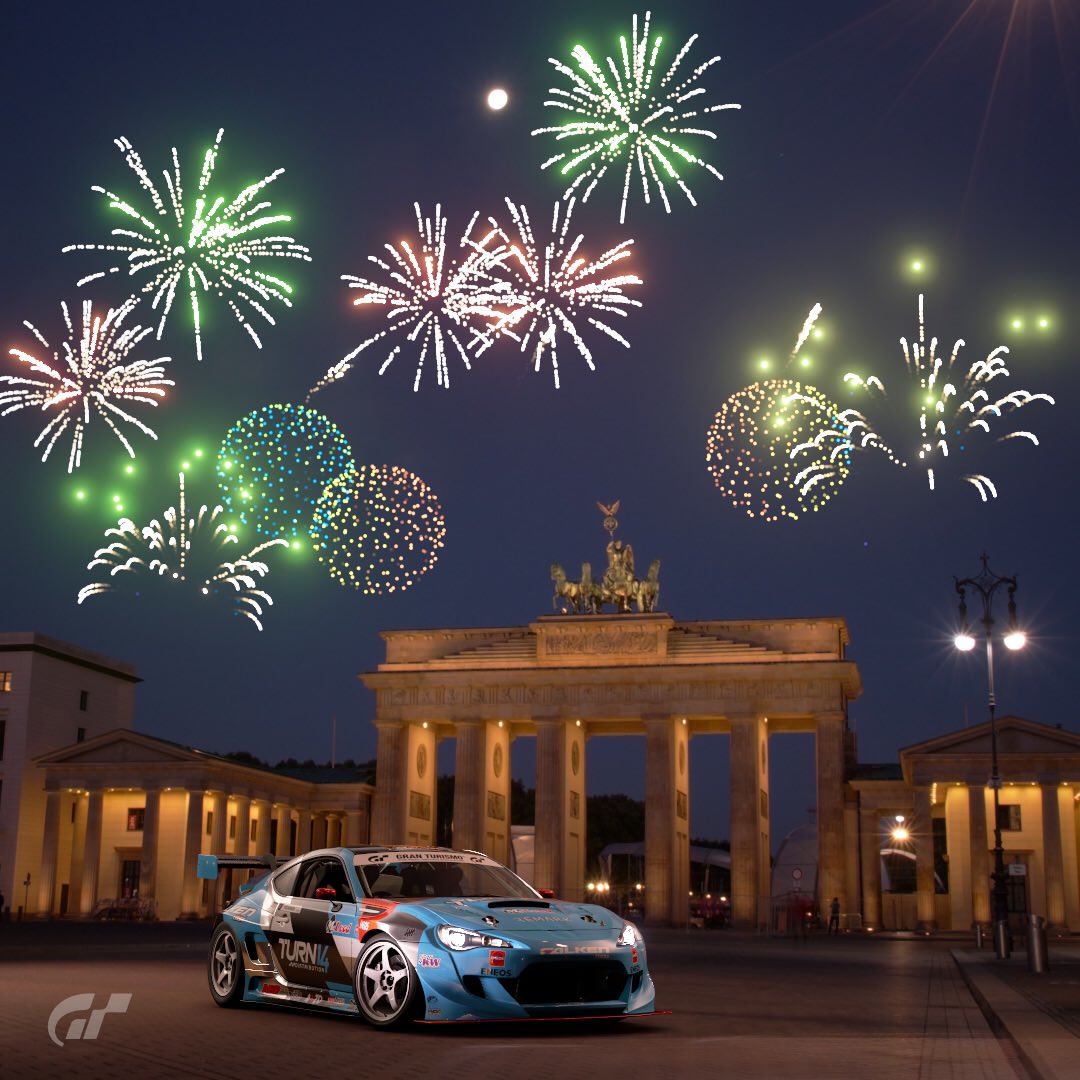 thegranturismo's tweet photo. HAPPY NEW YEAR! #GTSport #GTScapes 

#granturismo #gt https://t.co/P0VvM0m1c7
