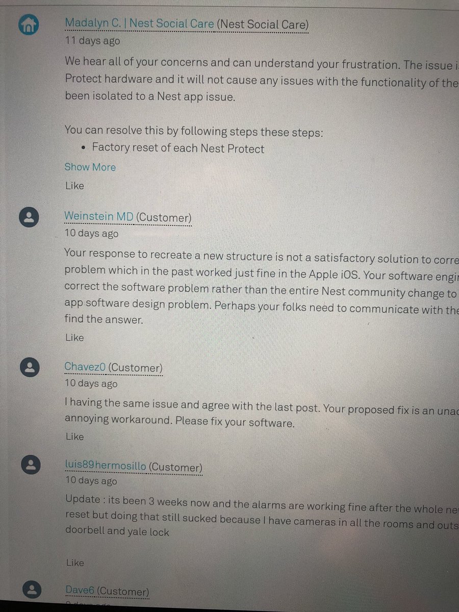 ewertsm25's tweet photo. @nestsupport @nest has this sound check loop really been an issue since April??? Come on... https://t.co/6n6tQZ05uS