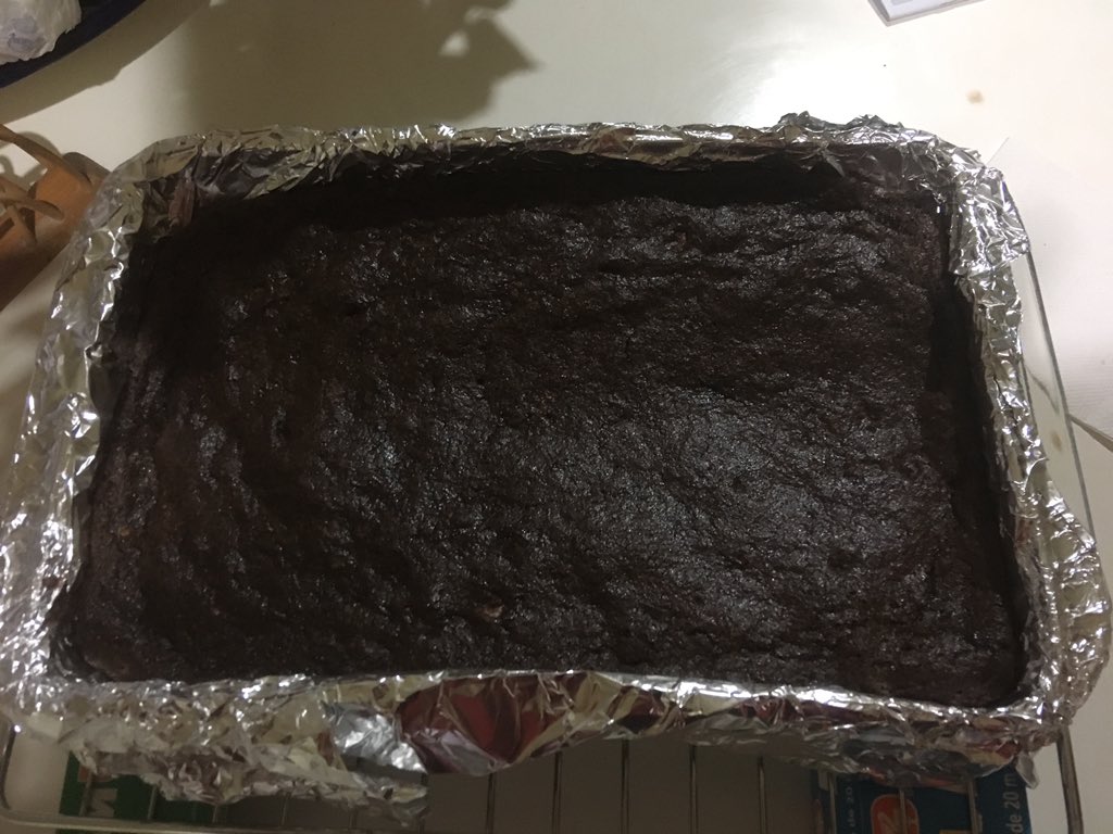 HernanHVM's tweet photo. Brand #NewYears2019, brand new countertop oven, brand new #vegan brownie recipe #manbaking https://t.co/A6EXeTmAry