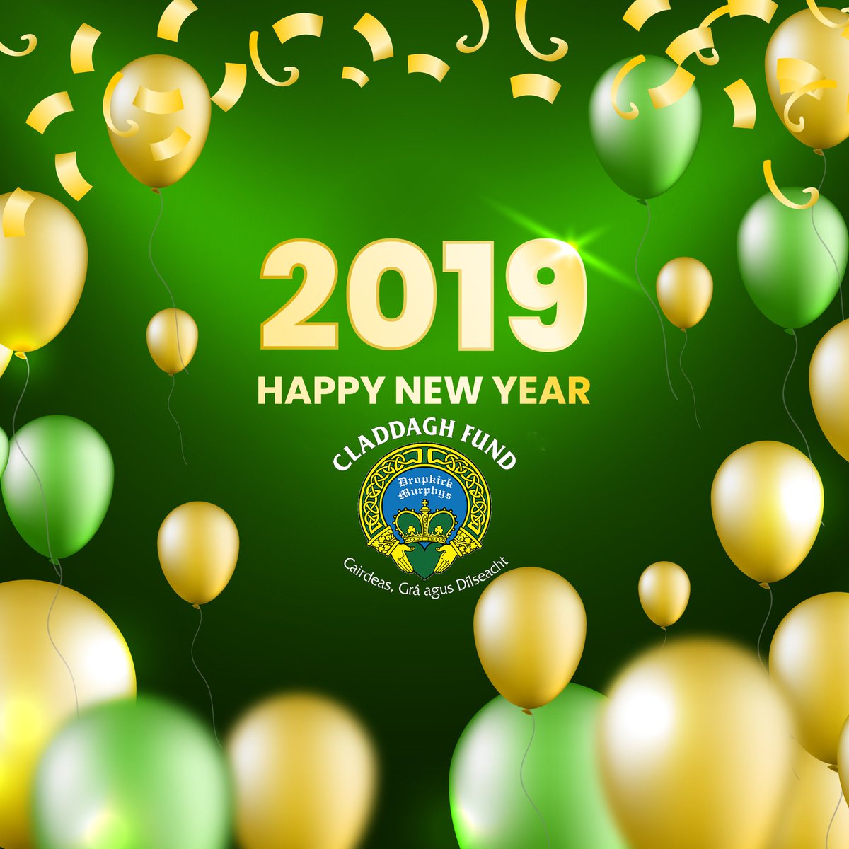Claddagh Fund Philly wants to wish everyone a very Happy New Year! Here's to a great 2019! We are looking forward to some great events, including our annual Founder's Dinner is coming in the next few months! We hope to see you there. #claddaghfund #2019 #newyear #newyearseve