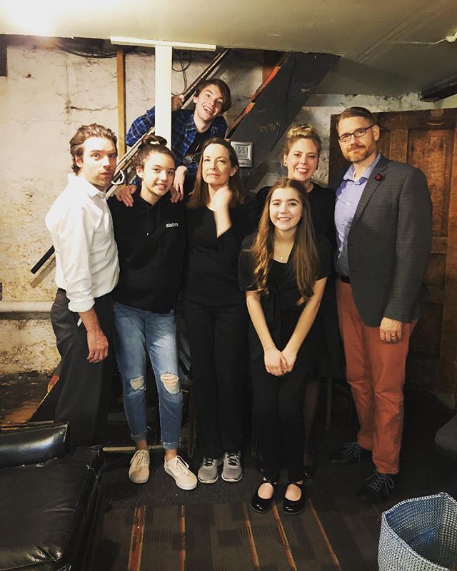 comedysuitcase's tweet photo. Baby New Year’s Eve 2018 cast photo! https://t.co/lyZnAjQtJl https://t.co/GOvIeSKL9G