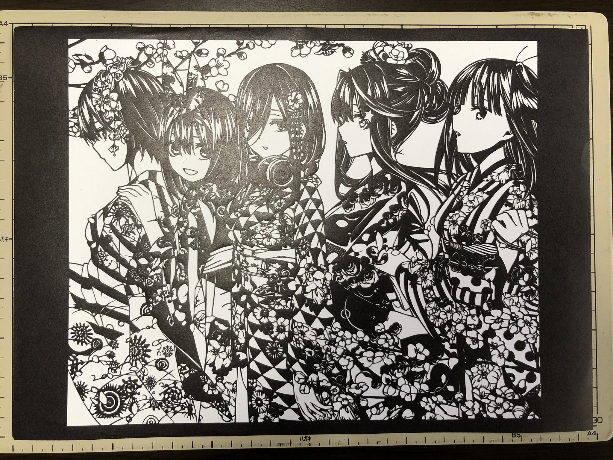 送料込 五等分の花嫁 切り絵 キャラクターグッズ Helmutssausagekitchen Ca