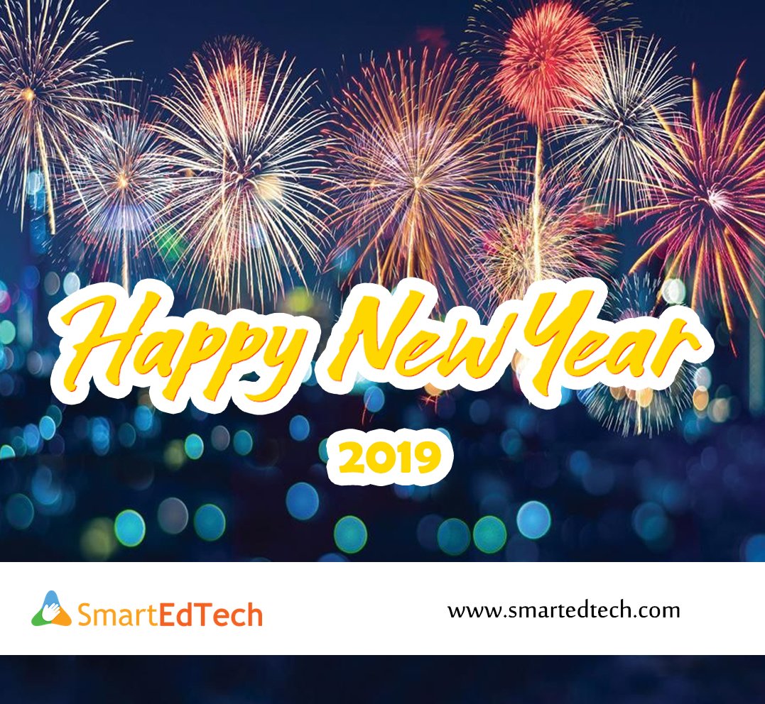 smartedtech's tweet photo. Wishing you all a happy, healthy prosperous New Year 2019! https://t.co/QR8LJuSEyW
