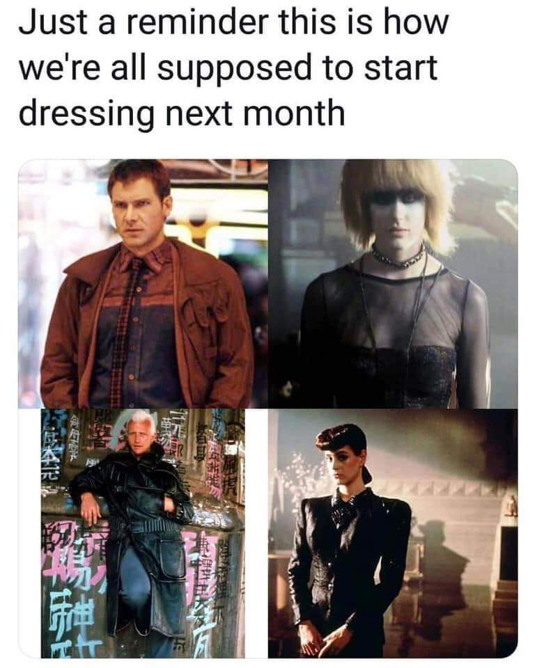 tiltednullcone's tweet photo. Los memes de Blade Runner son mi 2015 y el DeLorean https://t.co/u9RG4wLhid