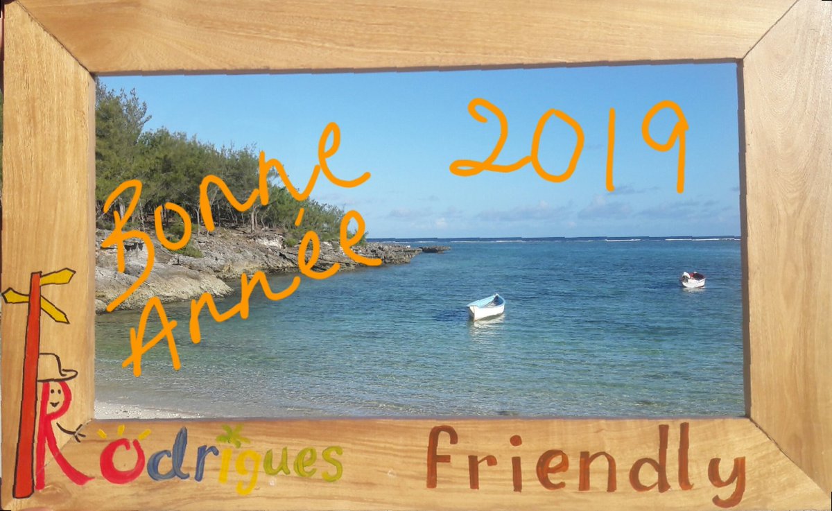 RodriguesFrien1's tweet photo. Banané 🎉 Bonne Année 🎉 Happy New Year 🎉 2019 🎊
.
#Rodrigues #rodriguesfriendly #HappyNewYear2019 #BonneAnnee2019 #wishes https://t.co/Yg6YQxUEzD