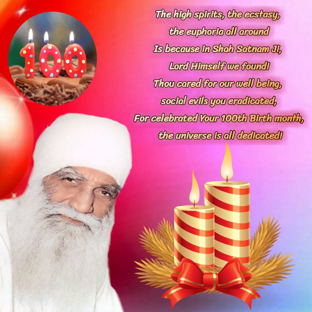 Hv15_kaur's tweet photo. शहनशाहों के शहनशाह वाली दो जहां कुल मालिक परम पिता शाह सतनाम सिंह जी महाराज के पवित्र अवतार माह जनवरी की आपको व आपके परिवार को अरबों-खरबों बार बधाई हो जी।
#100thBirthMonthOfShahSatnamJi https://t.co/IGEassmTKQ