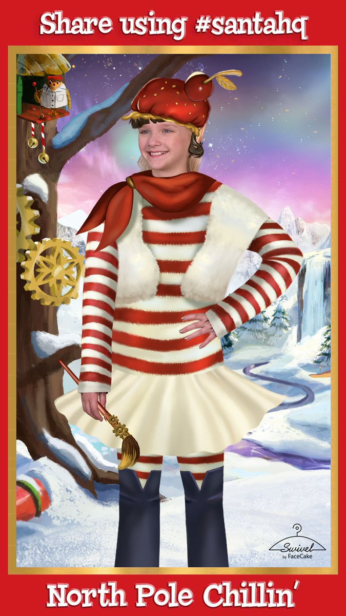 SwivelMe's tweet photo. Wishing a magical, #HappyNewYear to all! #FaceCake #Swivel #AugmentedReality #SantaHQ #Santa #HappyHolidays #NewYearsEve #newyearseve #tech #AR #ARshopping #winter #northpole #wearyourinspiration #MondayInspiration #TGIM @FaceCake https://t.co/xLpxkwcRIz