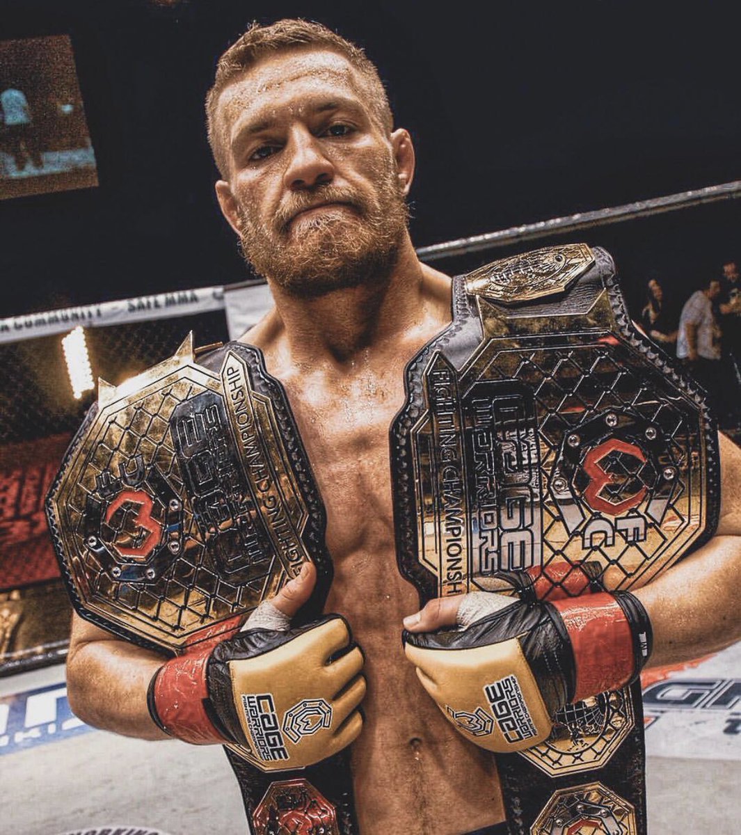 TheNotoriousMMA's tweet photo. 6 years ago today. My first time as Champ Champ. It wasn’t until I won my second double that I trademarked it. 
The O.G Champ Champ! https://t.co/xjpbQA064Y