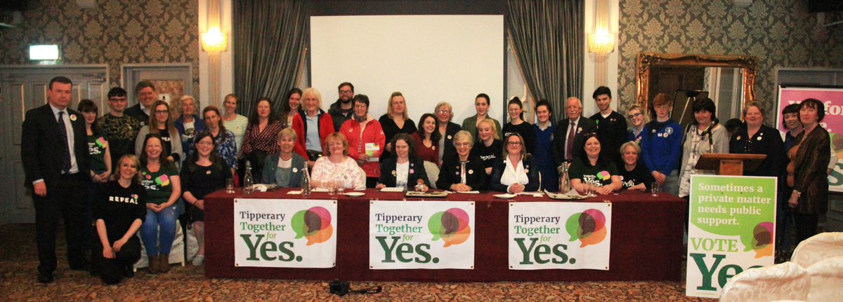  #TippRepealers tend not to win glitzy prizes or end up on prestigious people of the year lists, so we are awarding our own. Thank you to every single  #Tipperary person who supported  #repealthe8th. Here are some of the best: