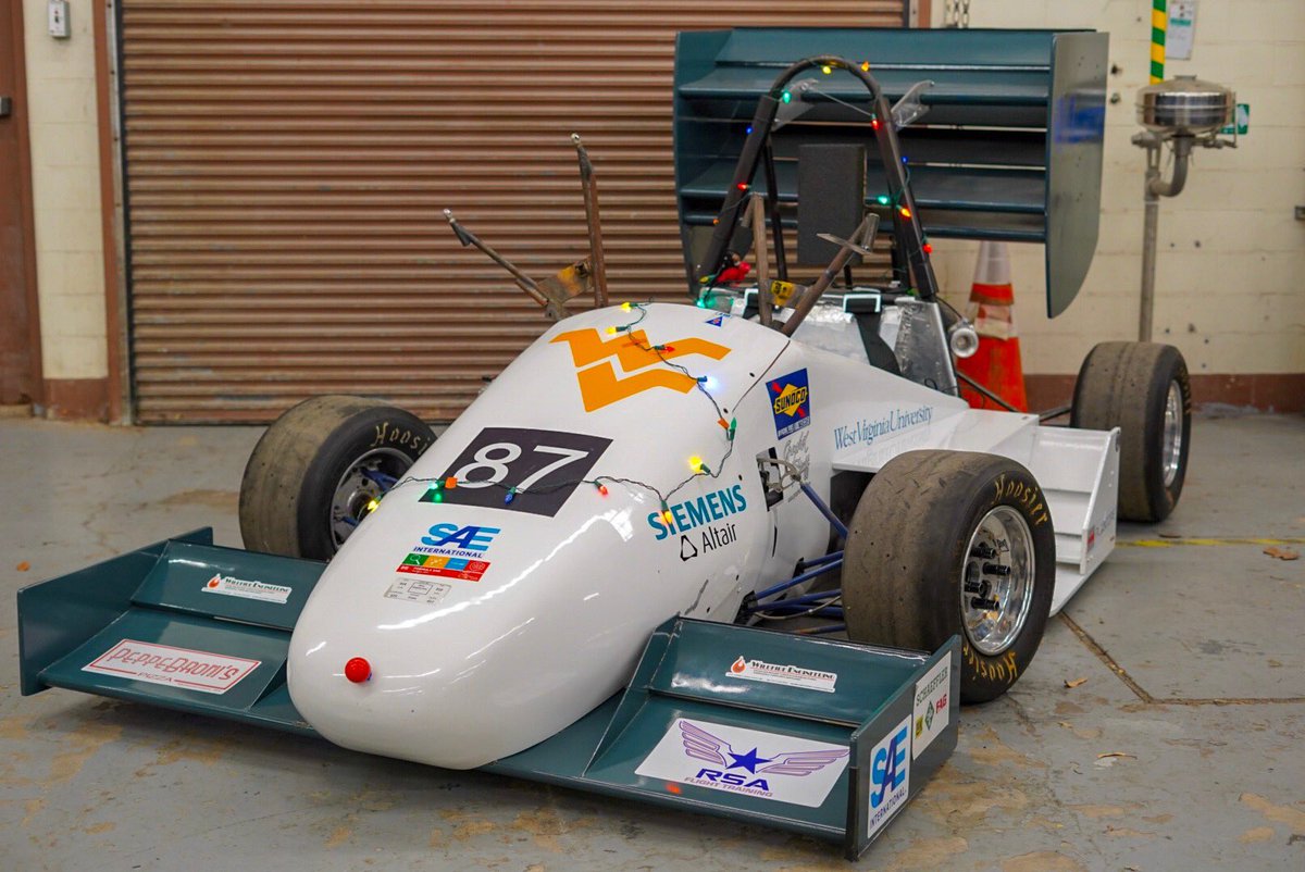 WVUFormula's tweet photo. We hope everyone has enjoyed the holiday and we look forward to the new year with a new car! 🏎 https://t.co/Zd4DA9R1gC