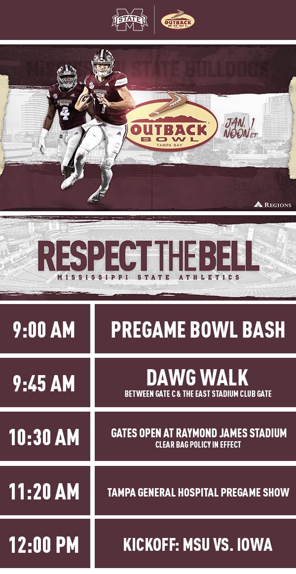 Happy New Year! Start it off the right way with the Dawgs!   Noon ESPN2