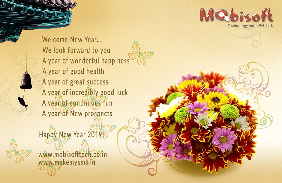 makemysms1's tweet image. We wish you a great year ahead..May you prosper more..
 Happy New Year 2019.
 mobisofttech.co.in
#HappyNewYear #NewYears2019 #mobisofttechnology #HappyNewYear2019