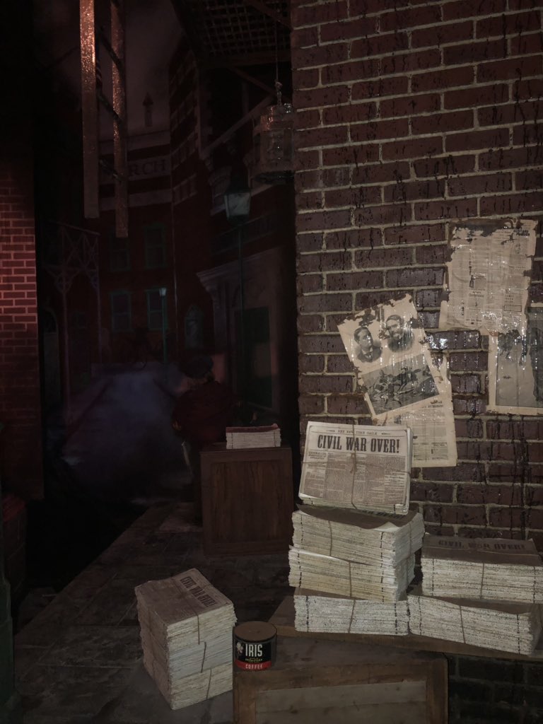 herzek's tweet image. I’m stuck in the civil war era due to a ride malfunction. Send immediate rescue. EXTRA EXTRA! #EpcotNYE