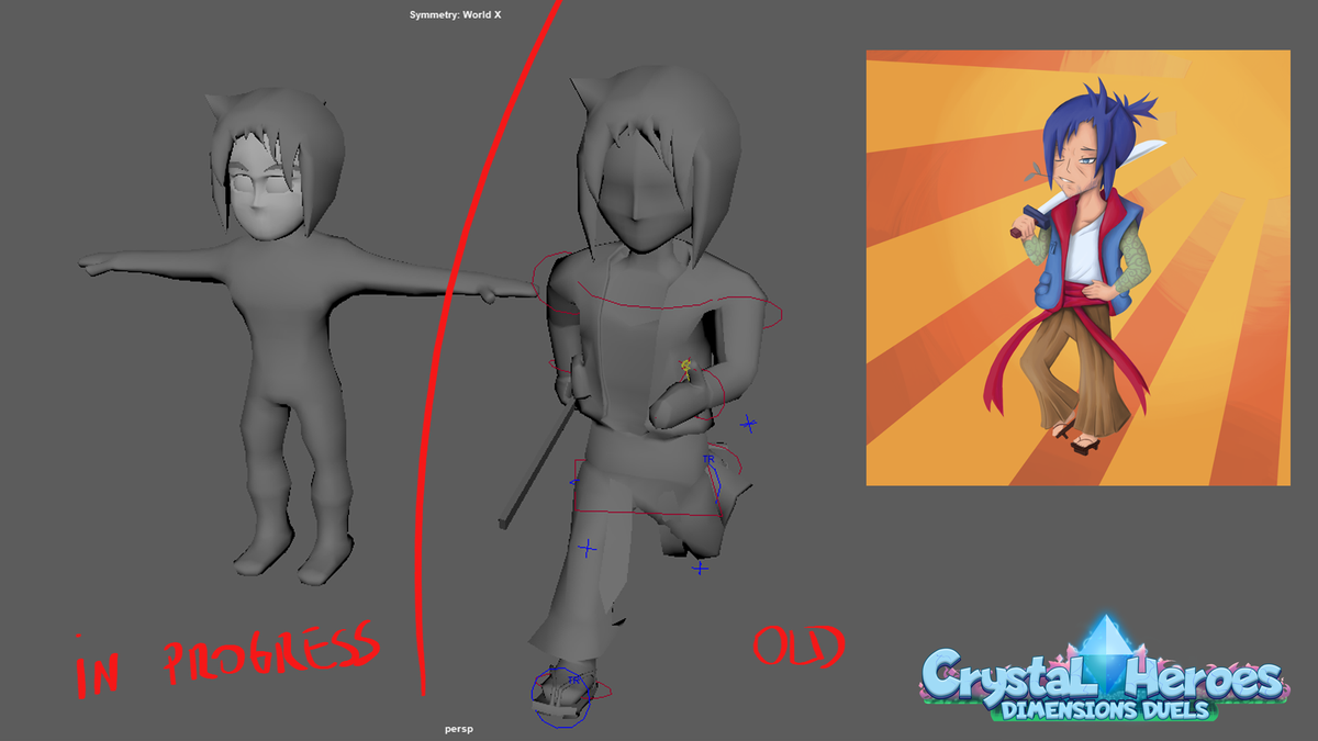 Hann_boi's tweet photo. Working in the new designs of the 3D creatures models for "Crystal Heroes". New ones are going to be more polished and detailed. @studio_dragon #DimensionsDuels  #indiedev #indiegames #gamedev #unity3d https://t.co/kIWqqw3JTi