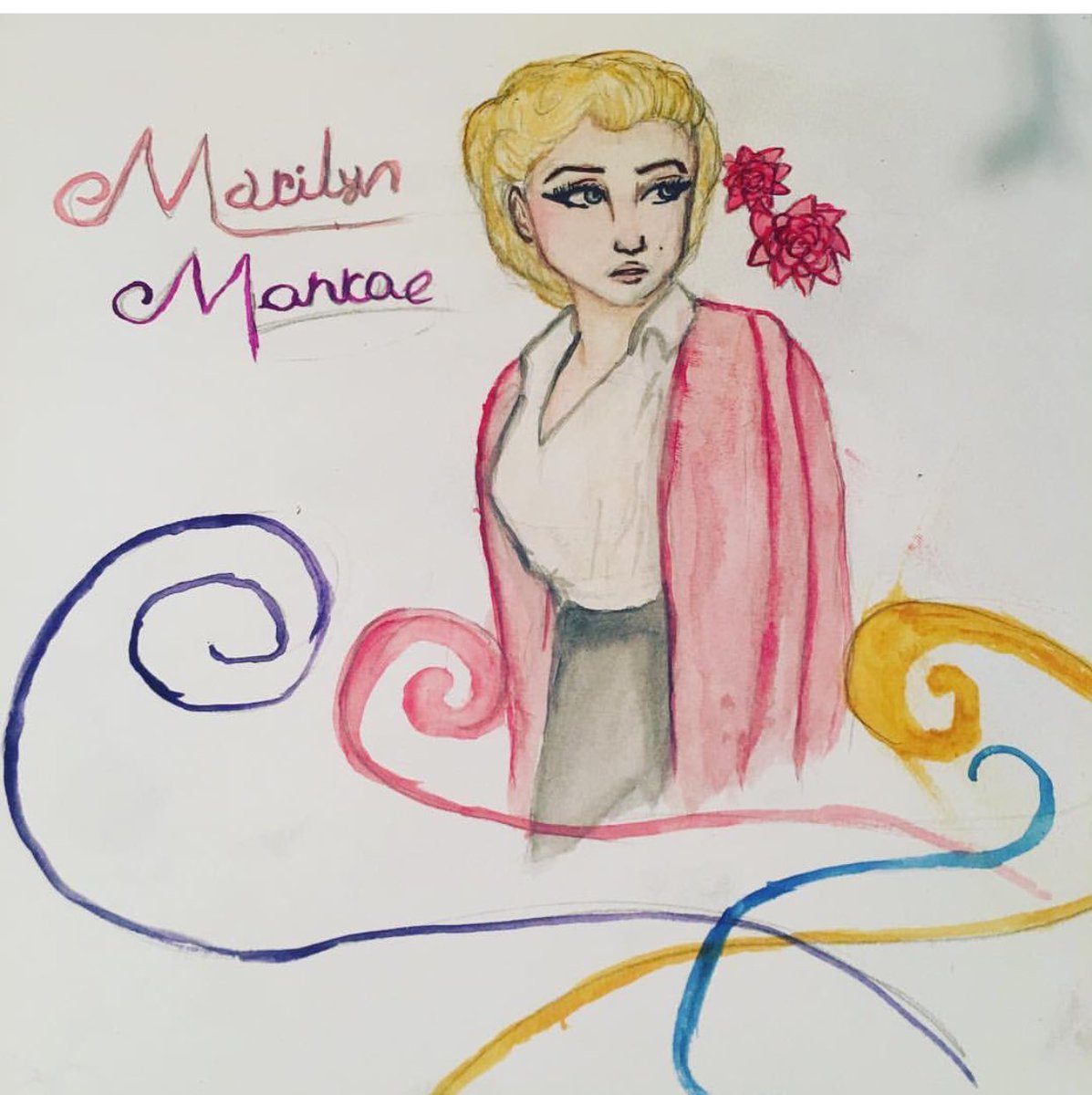 JazzlynMead's tweet photo. Marilyn. #love #cool #MarilynManson https://t.co/1zFbv6Tuan
