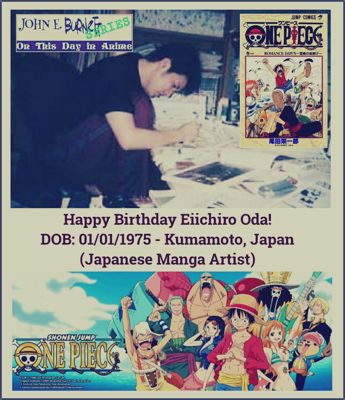  Happy Birthday Eiichiro Oda! 