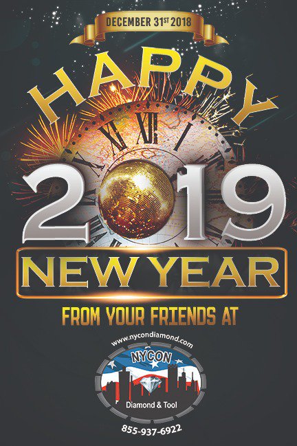 Nycondiamond's tweet photo. #Happynewyear #diamondblades #nycondiamond https://t.co/mzAGfvFZqe