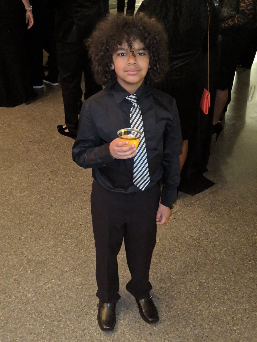JimmyJeffro's tweet image. My little guy Sweet Jones and I bringing in '19 the right way!  His first formal event, and he killin' it with the @RalphLauren everything! #Dripset  Happy New Year's, Twitterverse!