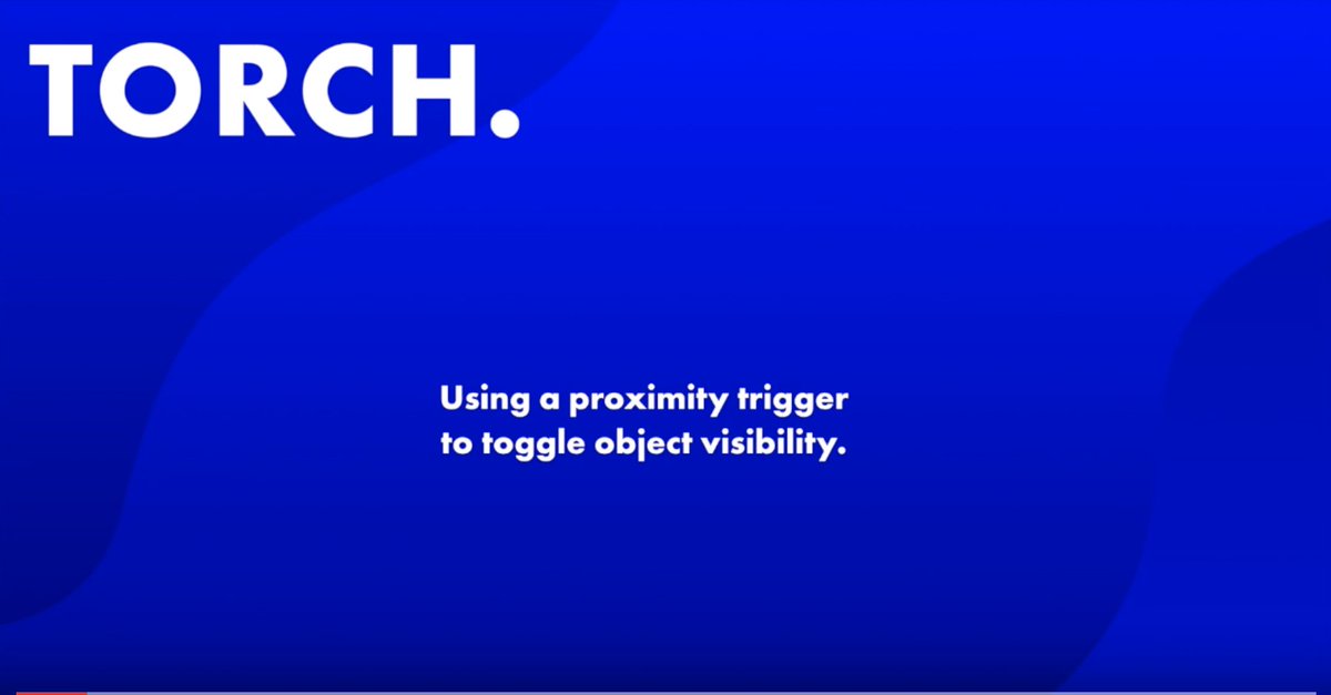torchapp's tweet photo. Create location aware experiences and display hyper local messaging with #AugmentedReality proximity gates

#TorchTips: How to use a proximity trigger to initiate  an interaction in #AR

https://t.co/t55OlPUbgv

#ARdesign
#video https://t.co/RdgEYt7wpV