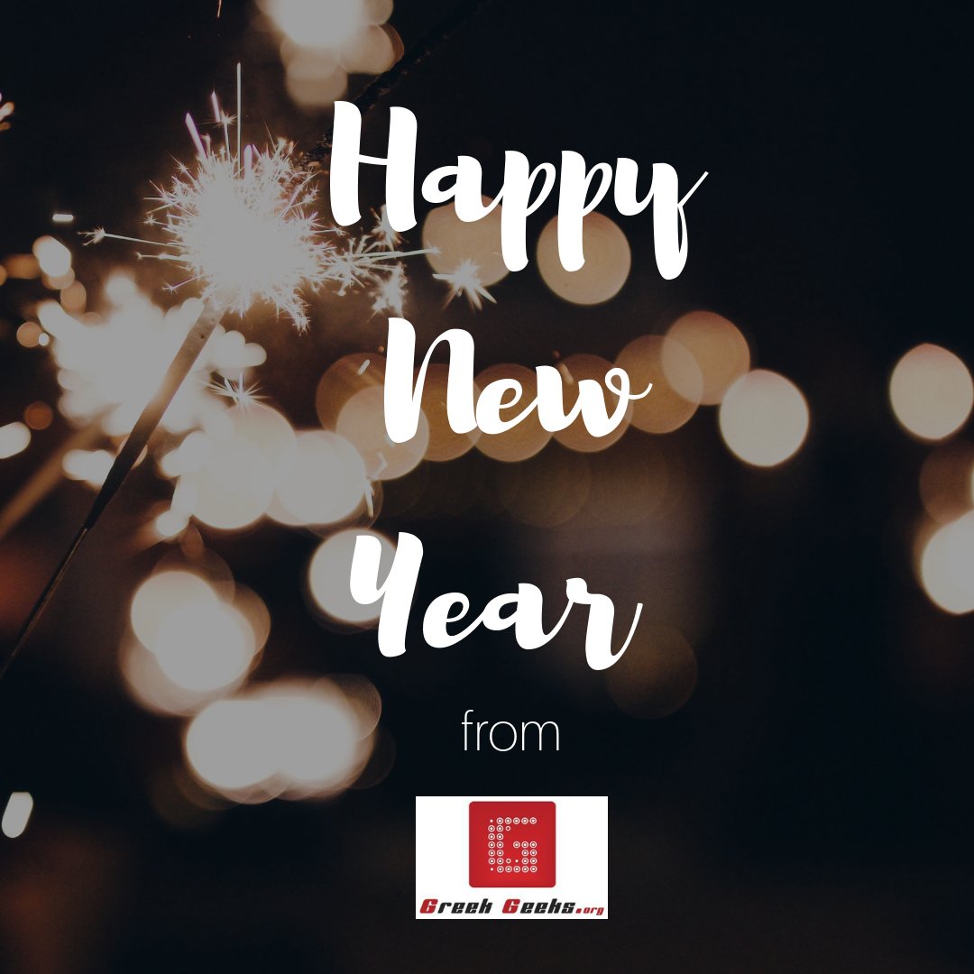 Ape1r0nTeam's tweet photo. Have an amazing 2019! Happy New Year!
#greekgeeks #2019 #socialmedia #celebrate https://t.co/ghv7MEiEwg