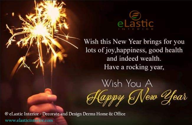 ElasticInterior's tweet image. Wish You a Happy New Year 2019 By #eLasticInterior