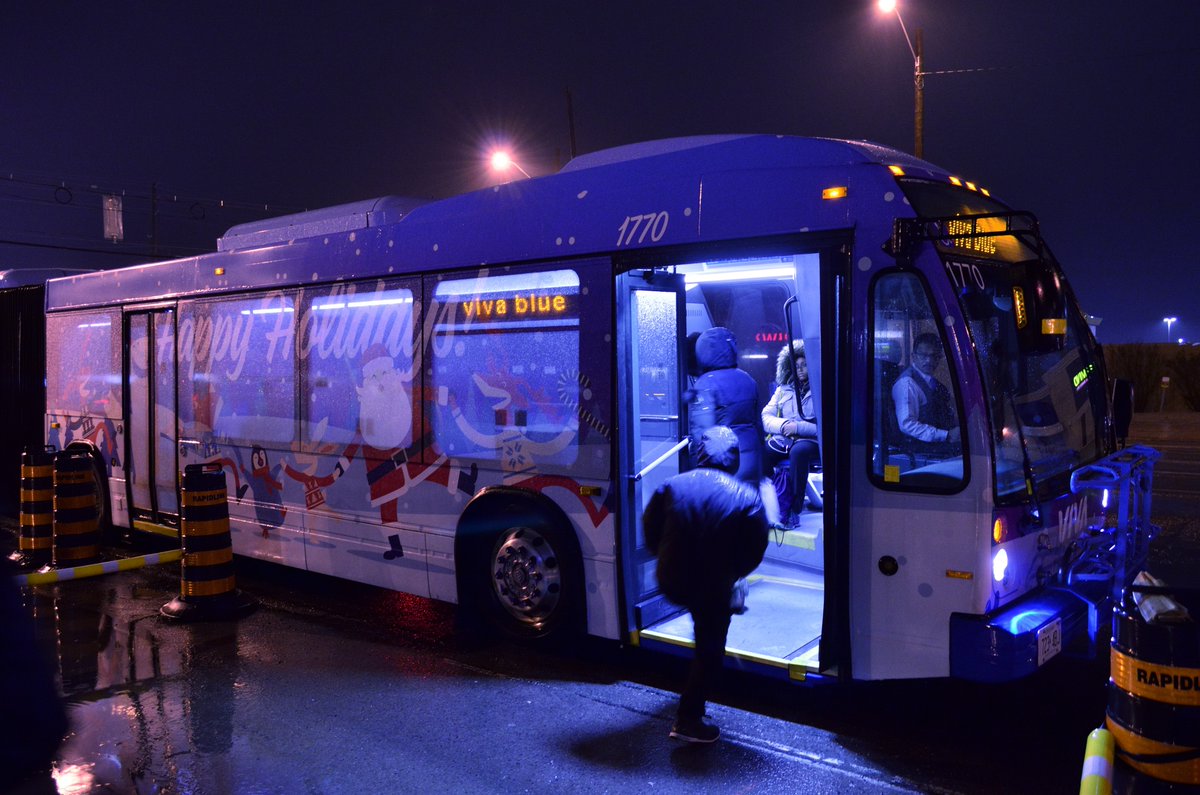 ElasticCompFarm's tweet image. On our way to Countdown to New Year 2019, @YRTViva #yrtholidaybus ! Bye 2018!