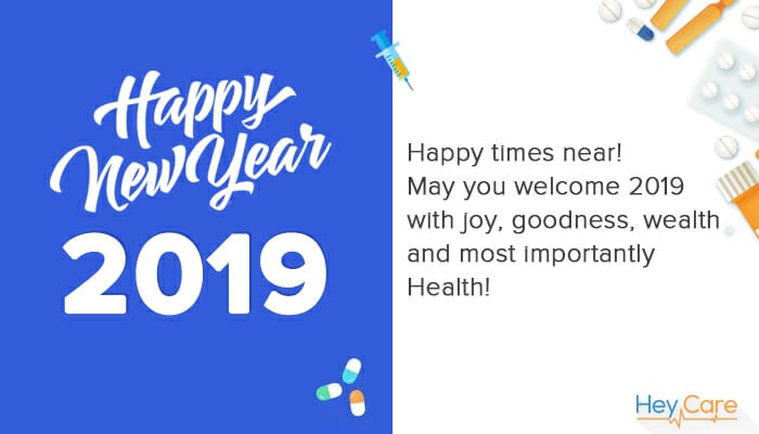 HeyCareApp's tweet photo. Let health be your constant partner in 2019 and years ahead! HeyCare wishes all a very Happy New Year! #HappyNewYear #NewYear2019 https://t.co/0G2t1i44Pt
