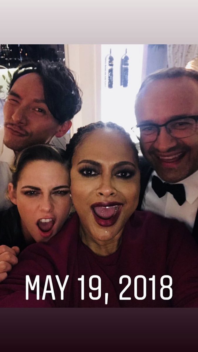 Ava DuVernay posted some pics from Cannes in her retrospective of 2018 #KristenStewart #Cannes2018