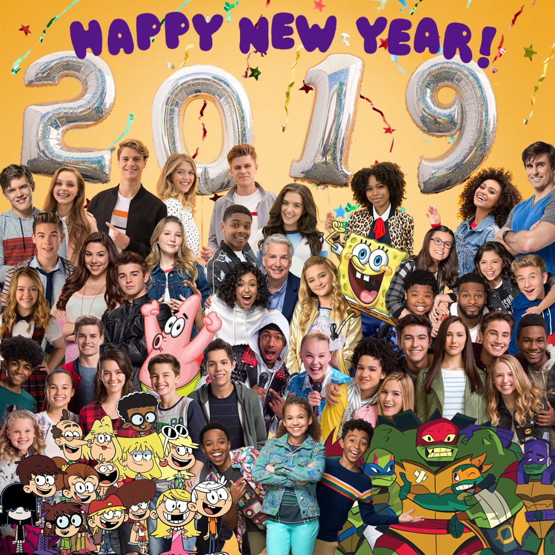 Nickelodeon on Twitter "🎊 Happy New Year! 🎊 2019…