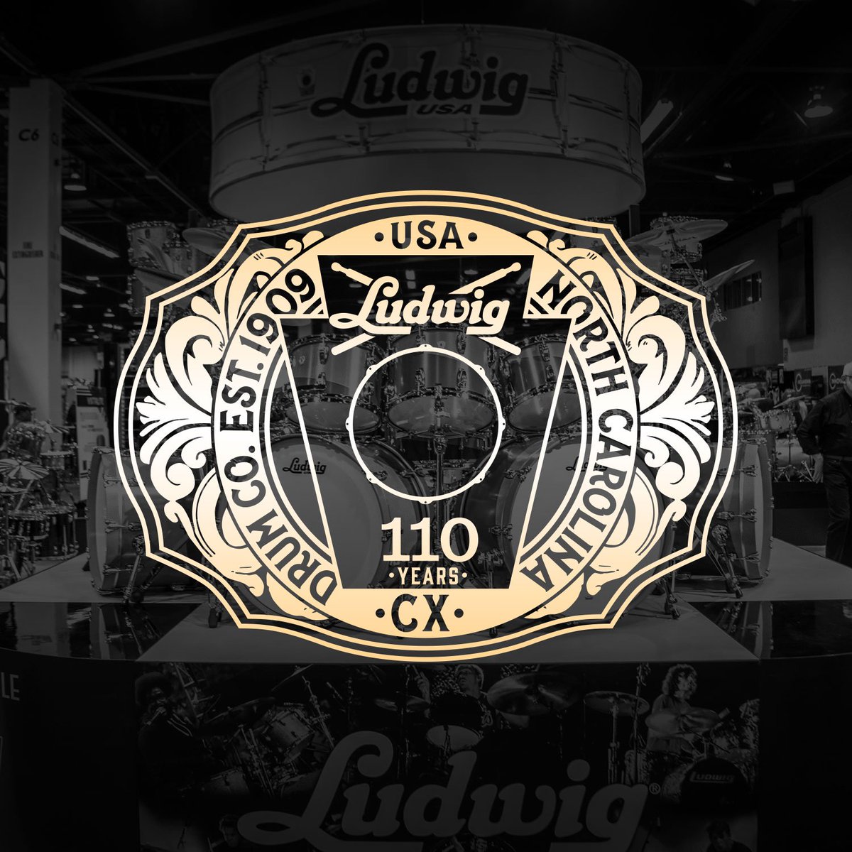 Happy New Year from all of us at Ludwig! Thank you for 110 years and we cannot wait to show you what's in store at NAMM for this historic year!