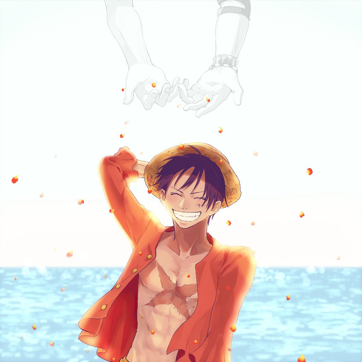 Monkey D Luffy .. by me 😁 check my Twitter for more : @luffyhoussem :  r/OnePiece