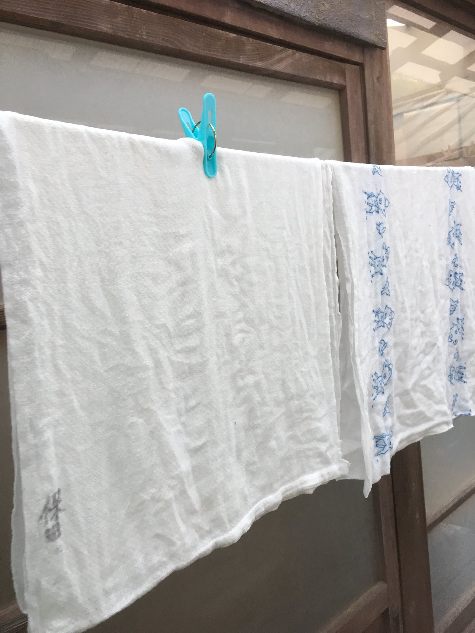 雪花絞り おしめ 藍染 アンティーク 布オムツ10枚