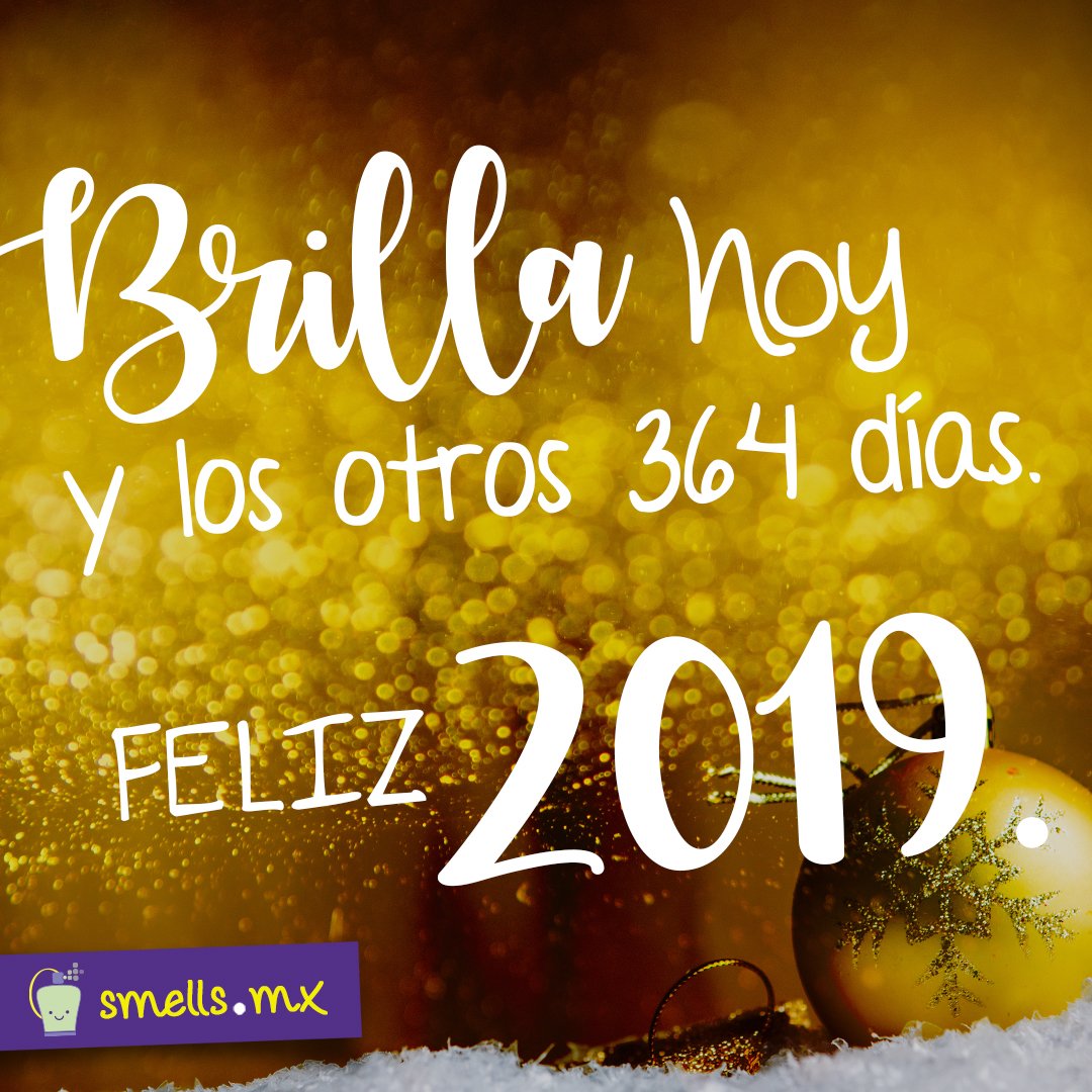 SmellsMX's tweet image. Brillemos todos los días, chicas. Éxito y abundancia siempre. ¡#FelizAñoNuevo, #Feliz2019!