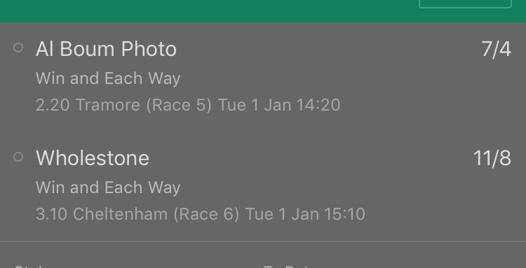 Baronbedsores's tweet photo. Some trappy affairs today...Iβve gone the very obvious route one with #AlBoumPhoto 2.20 @TramoreRaces & #Wholestone 3.10 @CheltenhamRaces ...plus a cheeky EW singles/double #RollingDylan 12.50 @CheltenhamRaces & #Achille 2.25 @ExeterRaces ππ»π #HorseRacing #NationalHuntRacing https://t.co/r90FxVtJNq