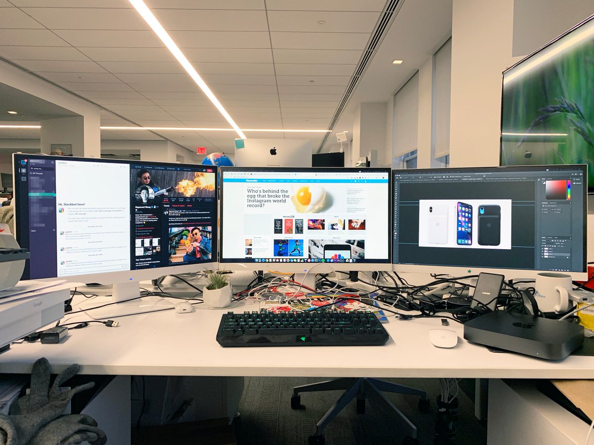 Raymond Wong On Twitter New 2019 Work Desk Setup Please