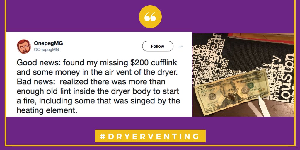 DryerVentWizard's tweet photo. Another real-life reminder from @onepeg that having your dryer vent cleaned is important. Failure to do so can cause a dryer fire, putting your home in danger.
Schedule your cleaning: https://t.co/KHQwqiS9If
#FireSafety #HomeMaintenance #PropertyManagers #DryerVenting https://t.co/0Lvu3lL0kt