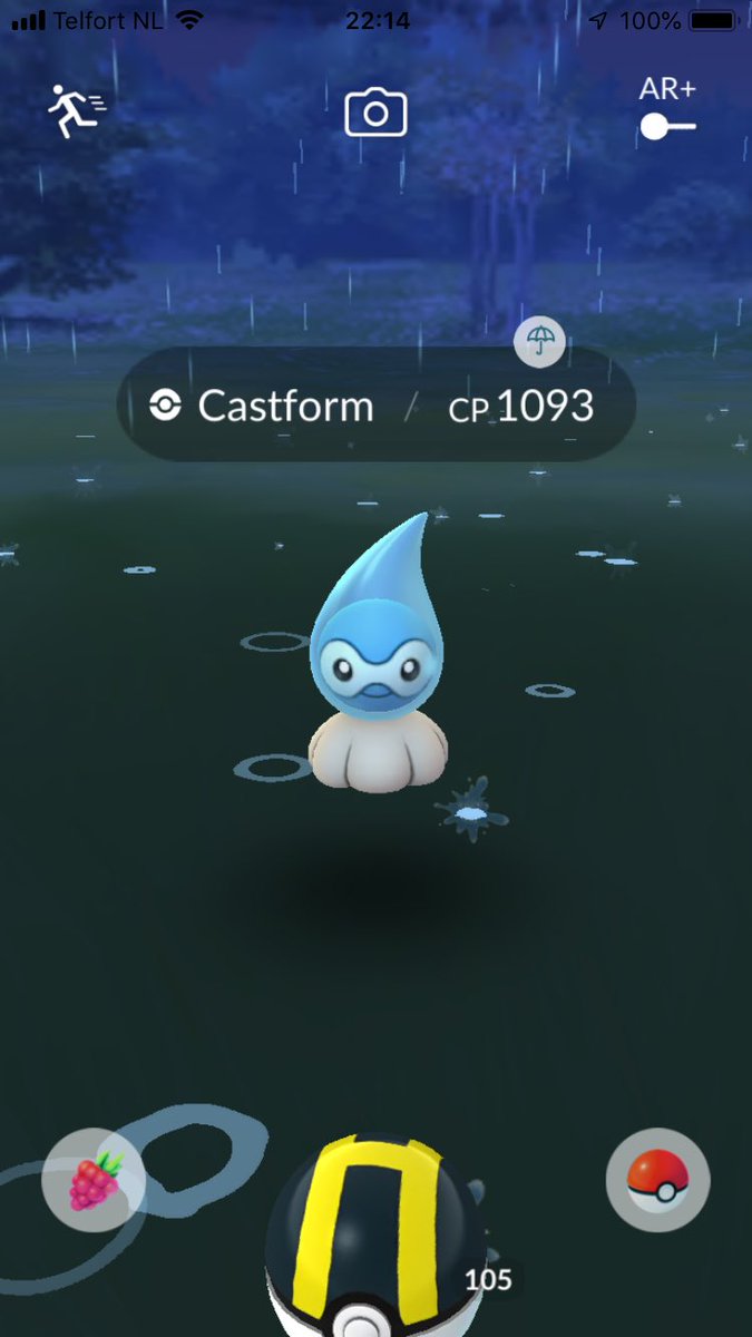 070guy's tweet image. #castform on my incense #PokemonGO