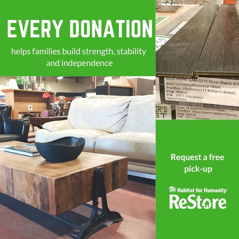CalgaryReStore's tweet image. Every donation helps families build strength stability and independence. Request a free pick-up today! ow.ly/YBnf30njZAP
