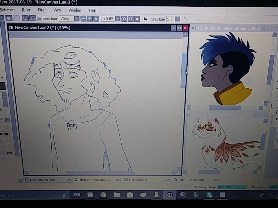 Drawing some human warriors today #warriorcats